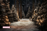 Fond photo Forêt Enchantée : Le Bois sous la Neige Swan Drops