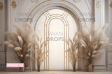 Fond photo Golden Arch Grace Swan Drops