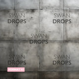 Fond photo Gris Industriel Brut Swan Drops