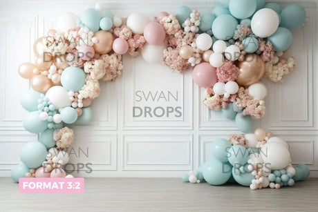 Fond photo Mariage Pastel Swan Drops