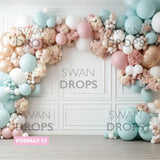 Fond photo Mariage Pastel Swan Drops