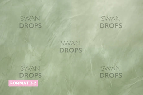 Fond photo Mint Mirage Swan Drops