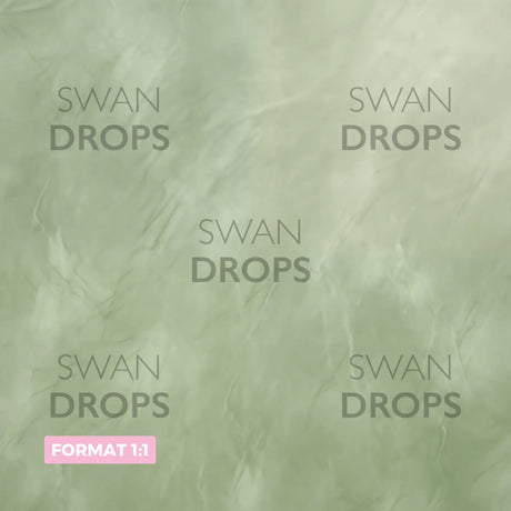 Fond photo Mint Mirage Swan Drops