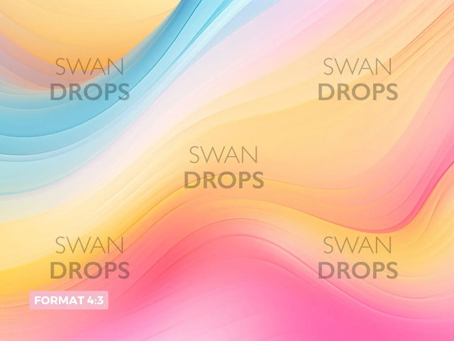 Fond photo Ondes d'Aurore Swan Drops