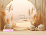 Fond photo Reflets Dorés Swan Drops