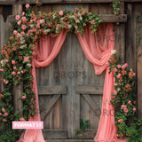 Fond photo Rose en Vigne Swan Drops