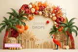 Fond photo Soleil Tropical Swan Drops