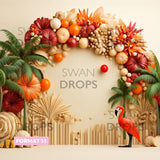 Fond photo Soleil Tropical Swan Drops