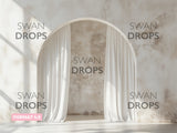 Fond photo Voile Lumière Swan Drops