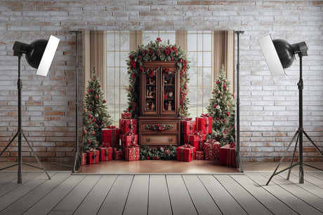 Fond photo Noël Tradition Swan Drops